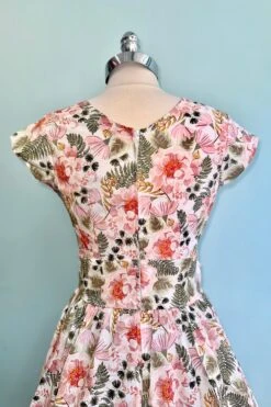 Pink And Green Floral Greta Dress By Retrolicious -MODERN MILLIE Shop CE2A29C0 F15C 43C3 8016 41B7F47C69E5