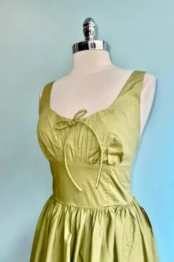 Sage Lolita Midi Dress By Timeless London -MODERN MILLIE Shop CF419900 1209 4FF0 846D 6E2001C7F1D3