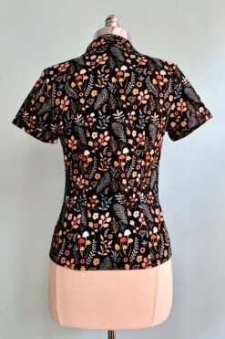 Ditsy Mushroom Short Sleeve Shirt By Eva Rose -MODERN MILLIE Shop CFB13B3D 42B4 4571 935C 5906204225DF