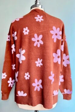 Brown And Purple Mod Flower Sweater By Compania Fantastica 8 Brown And Purple Mod Flower Sweater By Compania Fantastica -MODERN MILLIE Shop D139C28E 91AB 48D4 A53E 78D1C46B48DF