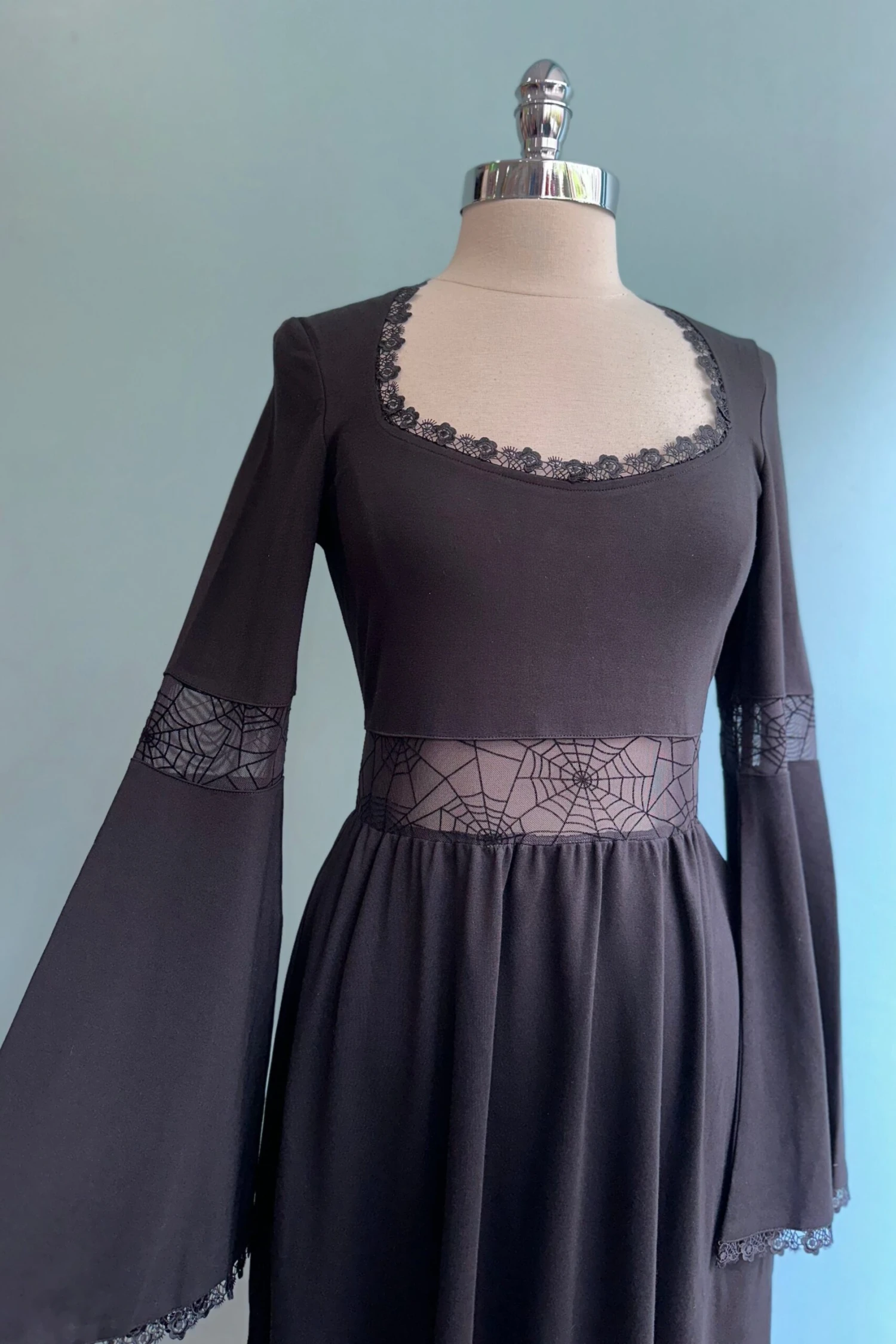 Web Lace Paneled Midi Dress by Voodoo Vixen Web Lace Paneled Midi Dress By Voodoo Vixen -MODERN MILLIE Shop D1C73EBB A780 4649 9B69 E95DE529D7CC scaled