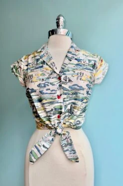 Ivory Lighthouse Peggy Top By Palava