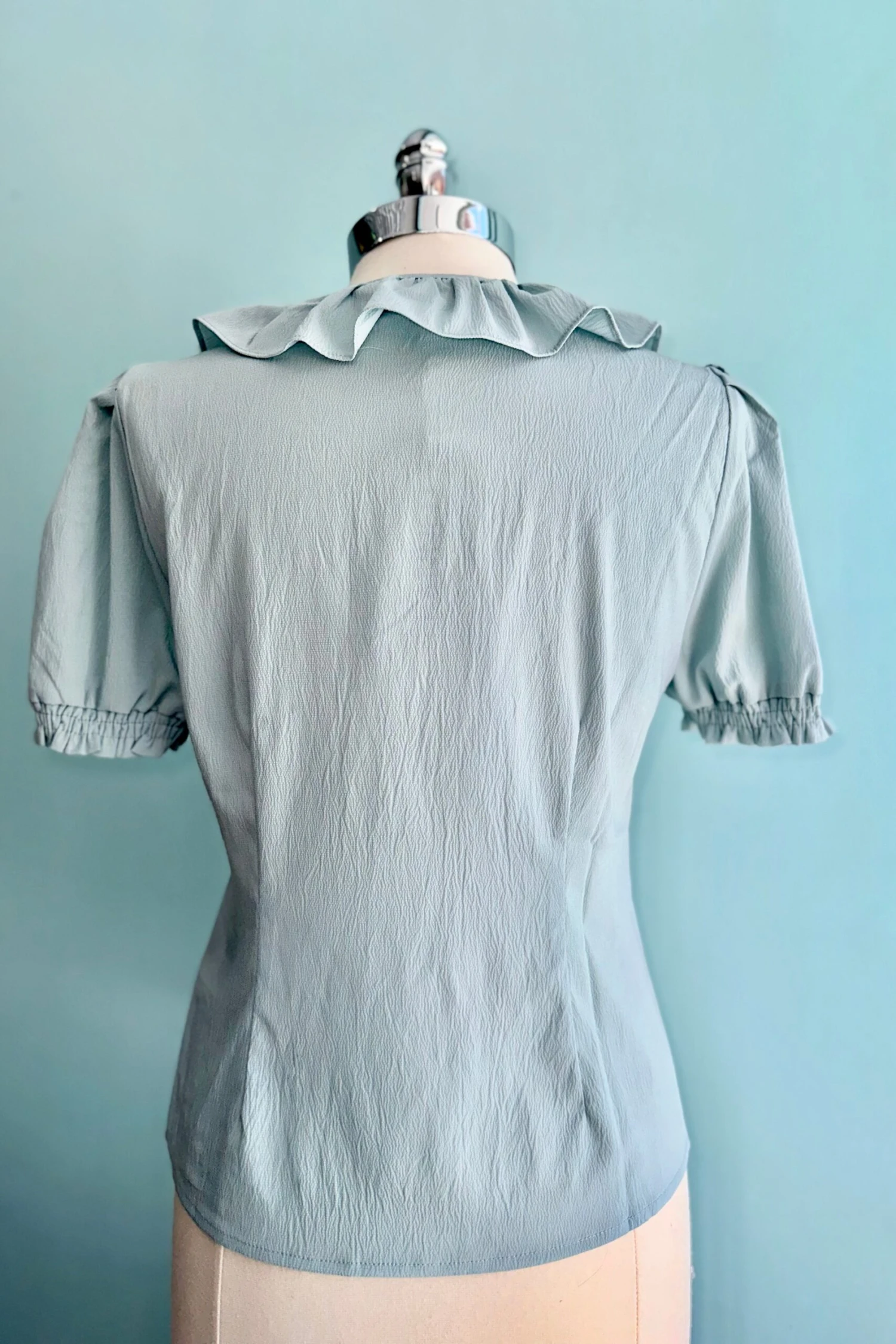 Ruffle Collar Puff Sleeve Top in Light Blue by Banned Ruffle Collar Puff Sleeve Top In Light Blue By Banned -MODERN MILLIE Shop D2CBAC6F C21B 4406 8B86 4C0AB768A38E scaled