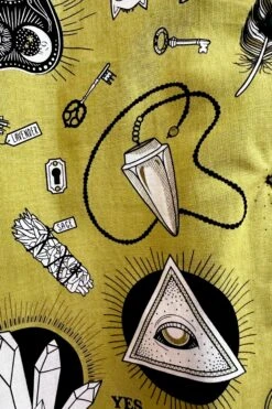 Chartreuse Occult Betty Lou Dress By Heart Of Haute -MODERN MILLIE Shop D67CEC13 886C 473D B591 0982DA3F8BAA