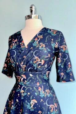 Midnight Mushroom Dress By Voodoo Vixen -MODERN MILLIE Shop D7760878 A060 4B74 8E16 4165CAB248B1