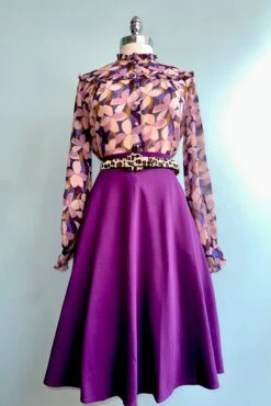 Floral And Leaf Mauve Blouse By Molly Bracken -MODERN MILLIE Shop D8B8A554 9B87 46BE 9D1A 15C43D447B24