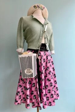 Aqua Puff Sleeve Cropped Cardigan -MODERN MILLIE Shop D98FA637 B992 4EFE A10A 3344DB284A23