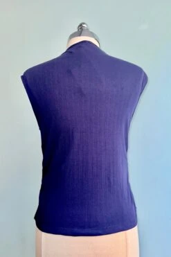 Ruched Top In Navyby Mata Traders -MODERN MILLIE Shop D99E7E49 89BD 40EB 88B2 6C87F8E5391F