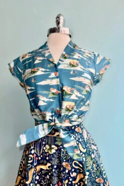 Blue Robin's Hood Bay Peggy Top By Palava -MODERN MILLIE Shop D9B6FF9F B5F2 42C8 9AC4 928716D5269D