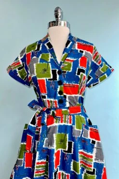 Cube Print Adam Dress By Love Ur Look London -MODERN MILLIE Shop DA461EAF 51CB 4D8A B575 F516C25E8894