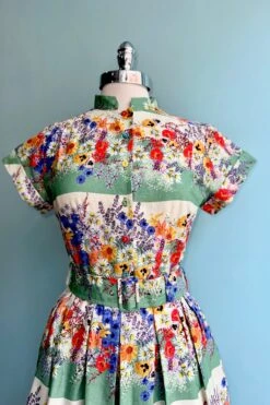 Green Edible Flowers Louise Dress By Palava 11 Green Edible Flowers Louise Dress By Palava -MODERN MILLIE Shop DA556AB9 87C5 44DE BF62 6E04C94F32A4