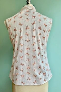 Pink Bows Bow Top By Retrolicious -MODERN MILLIE Shop DB36E0D2 E563 49FB 8DFD EEE5BAAAE7D2