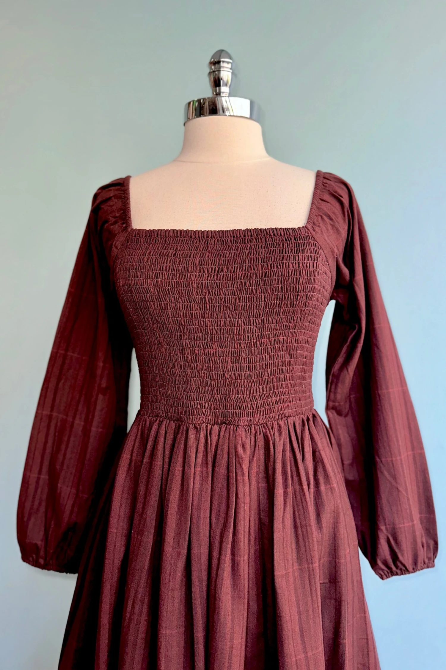 Maroon Plaid Smocked Midi Hailee Dress by Mata Traders Maroon Plaid Smocked Midi Hailee Dress By Mata Traders -MODERN MILLIE Shop DB622815 EAB2 44B7 A259 689DFB14ECDB scaled