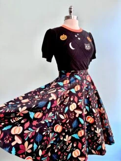 Pumpkins And Leaves Full Skirt By Eva Rose -MODERN MILLIE Shop DB81529A 6785 4281 9A94 452DCBFA4BE4