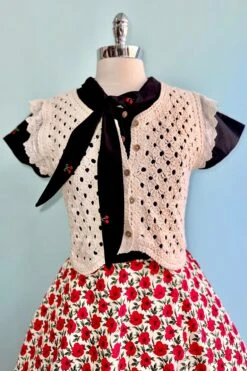 Crochet Vest In Ivory By Tulip B. -MODERN MILLIE Shop DCF229F7 AD43 42E3 ABDD 559D070E24AF