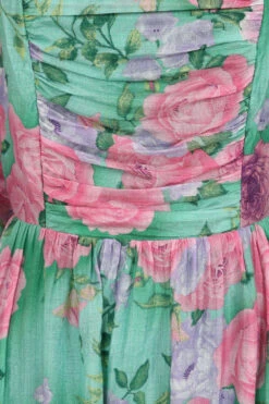 Sandy Flower Dress By Banned 12 Sandy Flower Dress By Banned -MODERN MILLIE Shop DR17027 Green 4