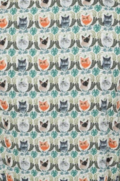 Cat Portraits Bella Shirt Dress By Banned 16 Cat Portraits Bella Shirt Dress By Banned -MODERN MILLIE Shop DR17157 White 4