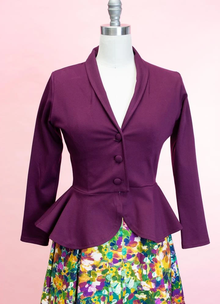 Plum Diva Jacket by Heart of Haute Plum Diva Jacket By Heart Of Haute -MODERN MILLIE Shop DivaWine 720x 69496939 522c 40b1 af82 657fd0a3cfb0