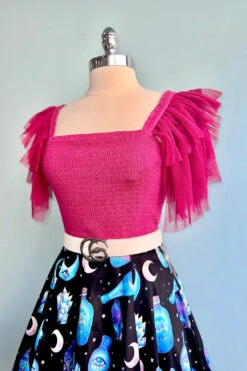 Mystical Black And Purple Full Skirt By Eva Rose -MODERN MILLIE Shop E29A3323 4FB3 4D97 B4CF 17F7F0A0B50C