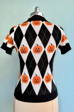 Pumpkin Head Short Sleeve Sweater By Hell Bunny 7 Pumpkin Head Short Sleeve Sweater By Hell Bunny -MODERN MILLIE Shop E3DDF30F 5C96 44B1 865F A759E9665C83