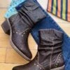 Brown Slouched Rebel Ankle Boots By Blowfish -MODERN MILLIE Shop E47E9679 4B9E 43A6 BDAD 5D6595D6F588