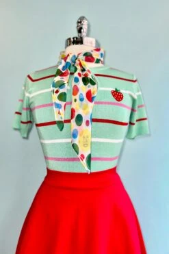 Red Jersey Charlotte Skirt By Retrolicious -MODERN MILLIE Shop E4E580FD BE9B 4F69 ADCA 76F61614A3A8