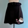Final Sale Hedgehog Embroidered Mini Skirt