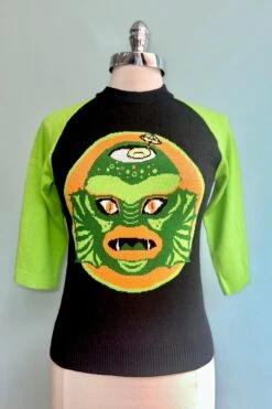 Swamp Creature Tiki Mug Sweater By The Oblong Box Shop