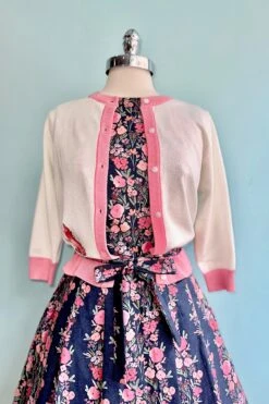 Navy And Pink Floral Vine Monica Dress By Heart Of Haute 6 Navy And Pink Floral Vine Monica Dress By Heart Of Haute -MODERN MILLIE Shop E5A70EDC 0D0A 43DB B977 618E1E67BC38