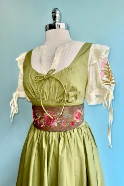 Sage Lolita Midi Dress By Timeless London -MODERN MILLIE Shop E5A7F19E DD91 4797 99AB C5B5A27E0FB4