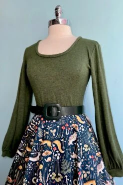 Olive Softie Bishop Sleeve Grace Top By Heart Of Haute -MODERN MILLIE Shop E8FAA1DC D3EB 414A 99EC 30F1CE4B6171