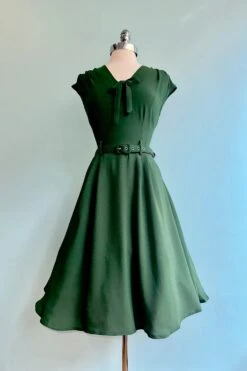 Holly Dress In Green By Banned