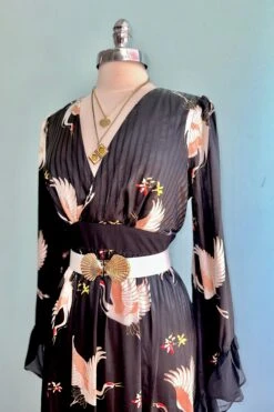 Black Crane Maxi Dress -MODERN MILLIE Shop E9ABBDD2 7F89 4F4C A3B7 DDF01919F6A7