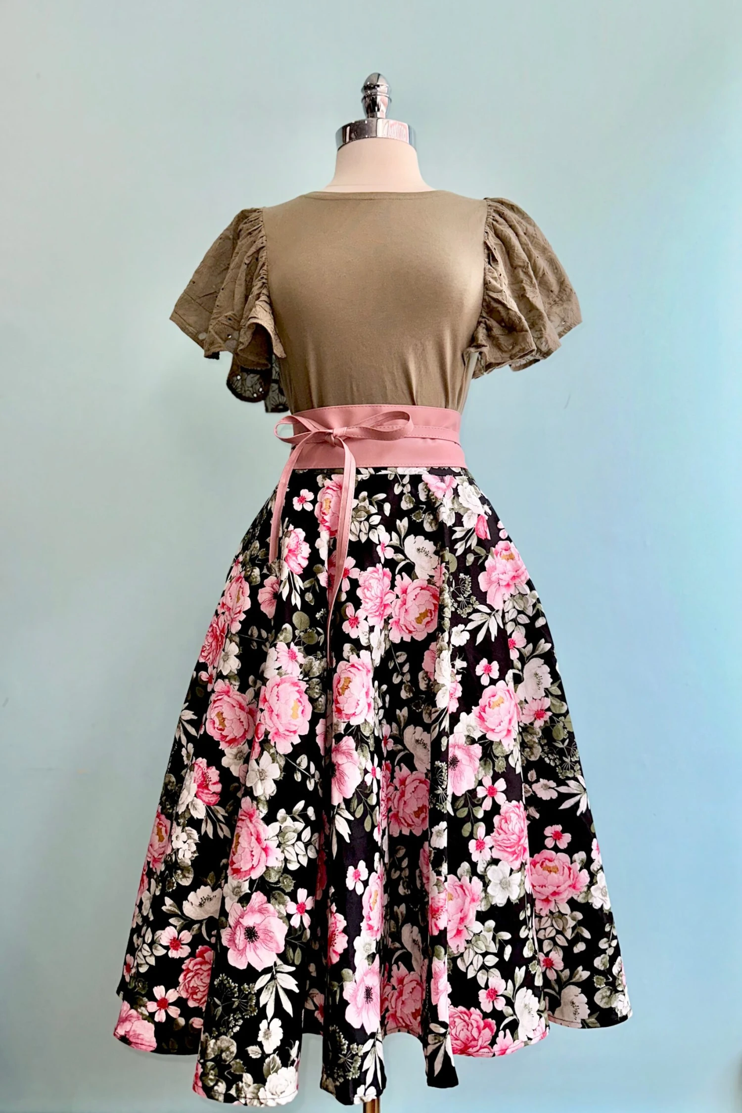 Sage Eyelet Ruffle Sleeve T-Shirt Top by Molly Bracken Sage Eyelet Ruffle Sleeve T-Shirt Top By Molly Bracken -MODERN MILLIE Shop E9E3A75C AAD8 4B17 9AE1 B35C13182EAB scaled