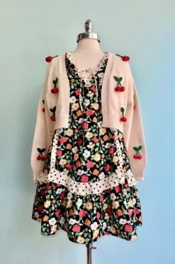 Floral And Polka-Dot A-Line Mini Dress -MODERN MILLIE Shop EA203B9B 0FD0 4589 A339 2081E7588FB0