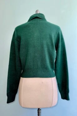 Forest Green Violet Cardigan By Banned -MODERN MILLIE Shop EA59C446 F44C 4FE4 BB86 03C5A0847237