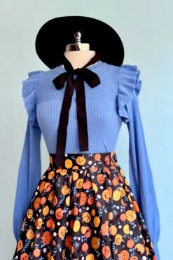 Black Kitties And Jack O' LanternsDoris Skirt By Retrolicious -MODERN MILLIE Shop EAC1FCF4 1519 474D B913 38694828607E
