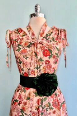 Rainbow Floral Midi Dress By Voodoo Vixen -MODERN MILLIE Shop EB30451F 1FBF 4C39 BE0C 002370308FB9