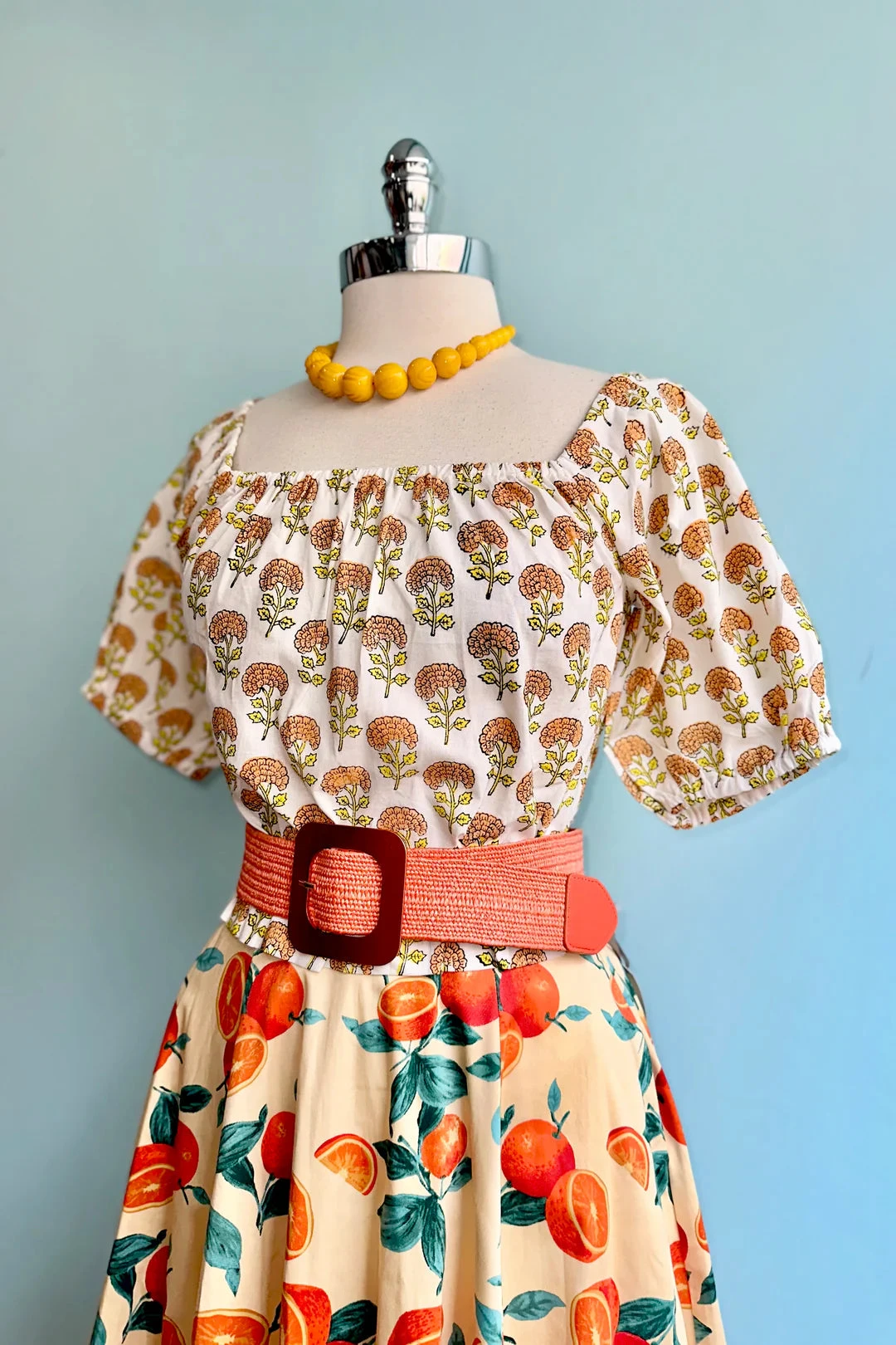 Oranges and Leaves Full Skirt by Eva Rose Oranges And Leaves Full Skirt By Eva Rose -MODERN MILLIE Shop ED399629 1B59 42F6 8DA0 9BC2A6040A23