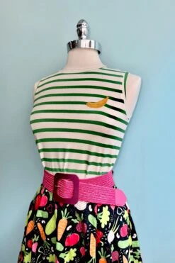 Green And White Striped Banana Tank Top By Compania Fantastica -MODERN MILLIE Shop ED4936E3 955B 4633 BEBF 6C8CD4ED6DE3