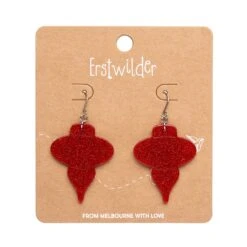 Baubles Essential Earrings By Erstwilder In Multiple Colors -MODERN MILLIE Shop EEBP109WHS RED 02