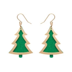 Christmas Tree Drop Essential Earrings By Erstwilder In Multiple Colors