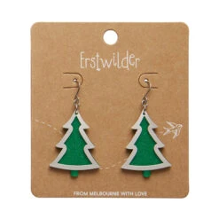 Christmas Tree Drop Essential Earrings By Erstwilder In Multiple Colors 5 Christmas Tree Drop Essential Earrings By Erstwilder In Multiple Colors -MODERN MILLIE Shop EEBQ104GreenChristmasTreeDropEarrings Silver 2