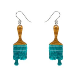 Paint Brush Ripple Drop Earrings By Erstwilder In Multiple Colors!