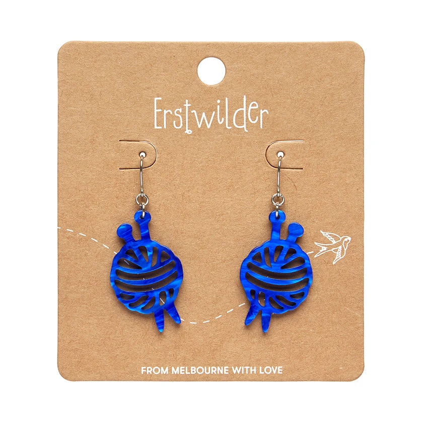 Paint Brush Ripple Drop Earrings by Erstwilder in Multiple Colors! Paint Brush Ripple Drop Earrings By Erstwilder In Multiple Colors! -MODERN MILLIE Shop EECK112BallOfYarnRippleDropEarrings Blue 2 fe925067 6e12 4adc b518 c92ed7c73c49
