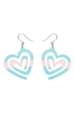 Heart Maze Drop Earrings By Erstwilder In Multiple Colors