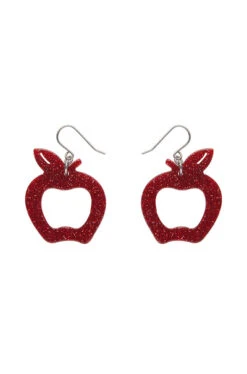 Apple Glitter Drop Earrings By Erstwilder Multiple Colors!