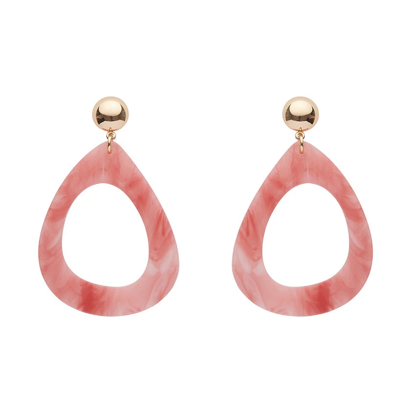 Teardrop Statement Essential Earrings by Erstwilder in Multiple Colors! Teardrop Statement Essential Earrings By Erstwilder In Multiple Colors! -MODERN MILLIE Shop EE 073AK1EE06StatementTexturedResinTearDropEarrings Orange 1
