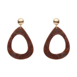 Teardrop Statement Essential Earrings By Erstwilder In Multiple Colors! 6 Teardrop Statement Essential Earrings By Erstwilder In Multiple Colors! -MODERN MILLIE Shop EE 073AK1EE07StatementTexturedResinTearDropEarrings Brown 1