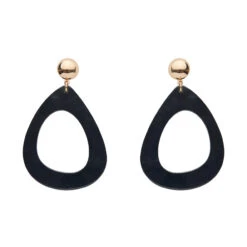 Teardrop Statement Essential Earrings By Erstwilder In Multiple Colors! 8 Teardrop Statement Essential Earrings By Erstwilder In Multiple Colors! -MODERN MILLIE Shop EE 073AK1EE08StatementTexturedResinTearDropEarrings Black 1
